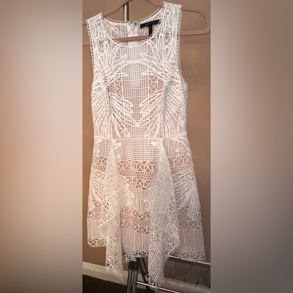 BCBG-Max Azria White Short Dress